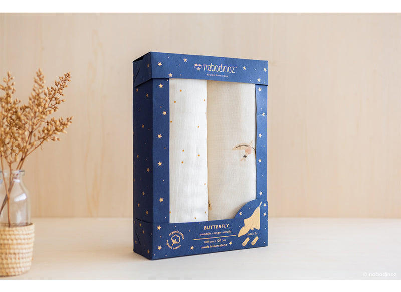 Butterfly swaddle
