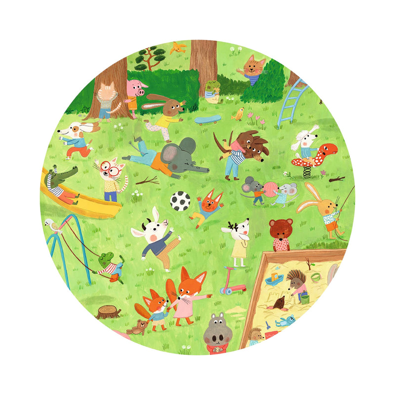 Little friends' garden observation puzzle