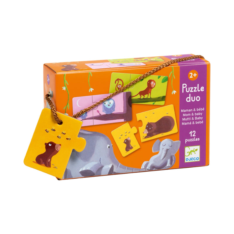 Mom and baby puzzle duo