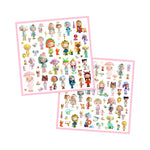 The little world of Tinyly metallic stickers