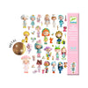 The little world of Tinyly metallic stickers