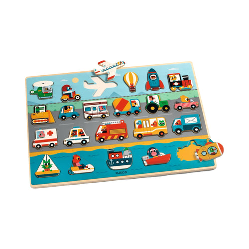 Puzzlo Vroom wooden puzzle