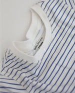 Blue stripe shorts pajama