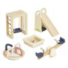 Outdoor play doll house furniture
