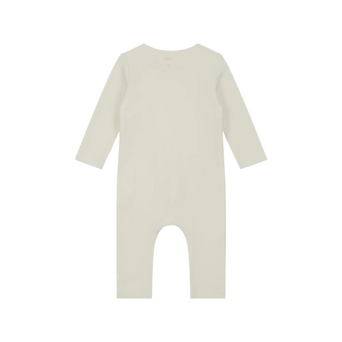 Baby suit with snaps
