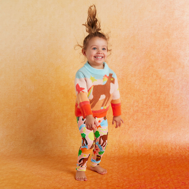 Giddy up kids leggings