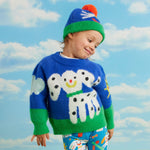 Puppy park knit jumper