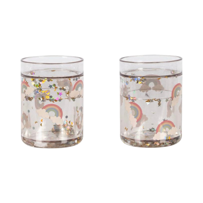 2 pack glitter cups