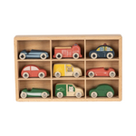 Wooden mini cars