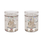 2 pack glitter cups