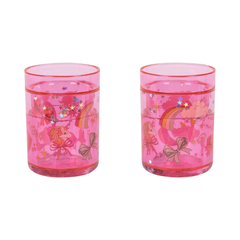 2 pack glitter cups