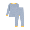 Children's stripy fitted cotton pyjamas