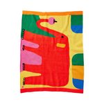 Safari park baby blanket