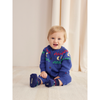 Baby Beneath the moon knitted overall gift set