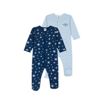 Set of 2 babies' pyjamas