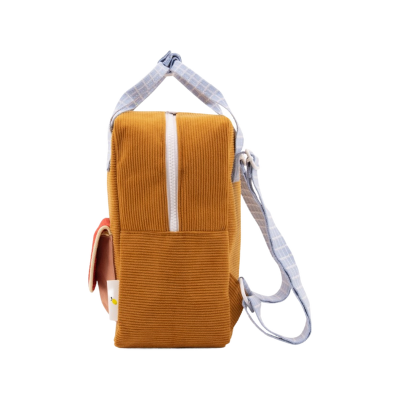Farmhouse corduroy small backpack