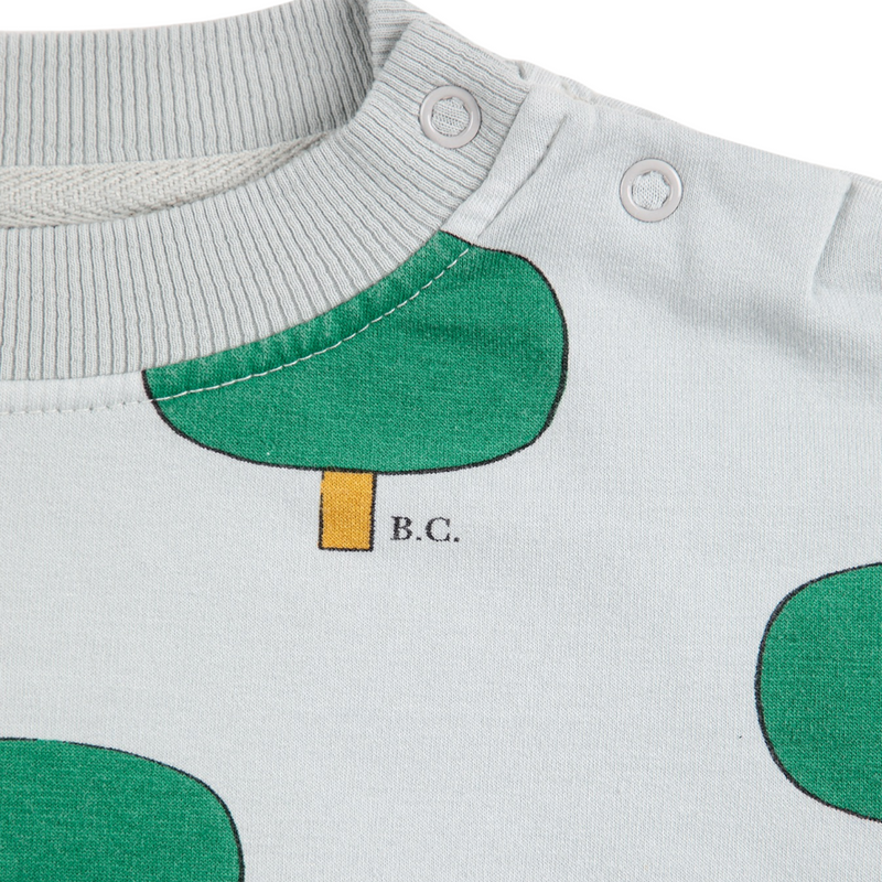 Baby green tree all over sweatshirt