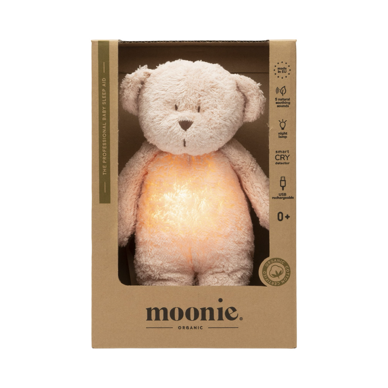 Organic humming bear with a lamp