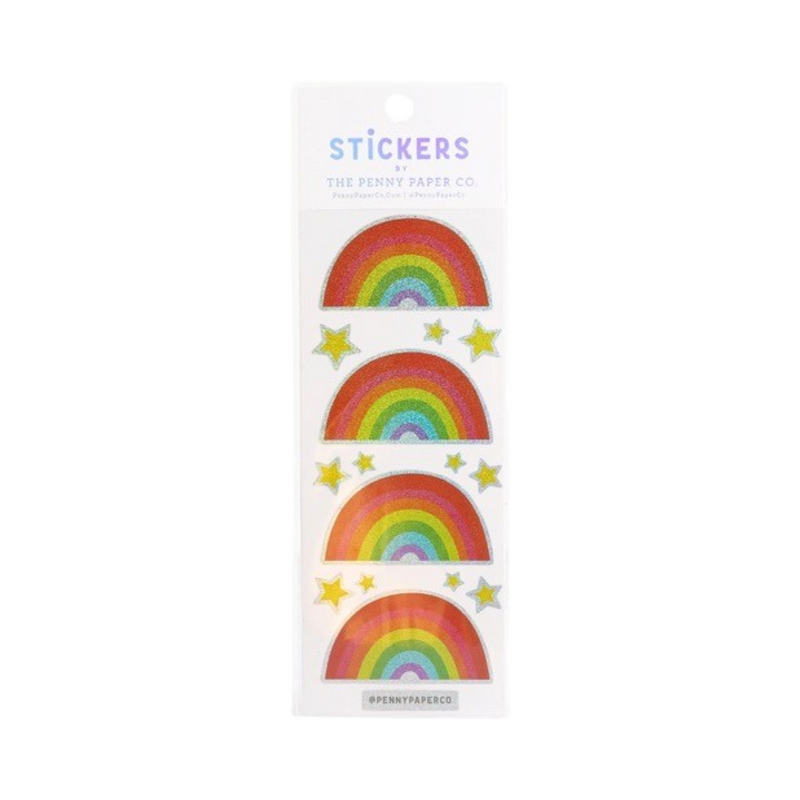 Rainbow prism stickers