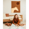 Horse arty quilt