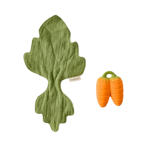 Cathy the carrot mini doudou teether