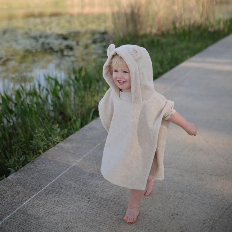 Bear poncho towel