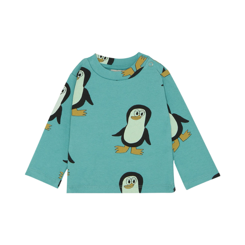 Penguins allover long sleeves baby t-shirt
