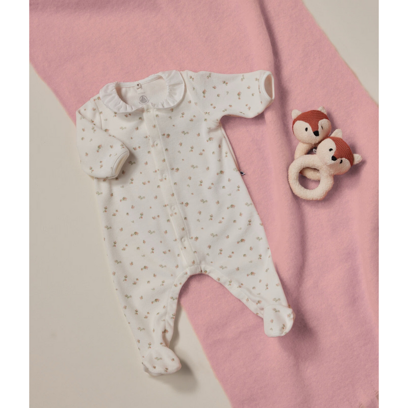 Petit Bateau Babies velour pyjamas Les Petits Voyous