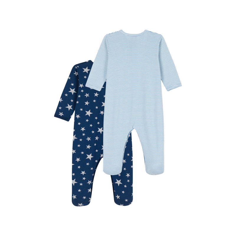 Set of 2 babies' pyjamas