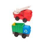Fire and recycle trucks two-pack