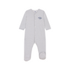 Pyjama bébé en coton à fines rayures 