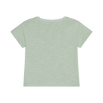 Babies' short-sleeved slub jersey t-shirt