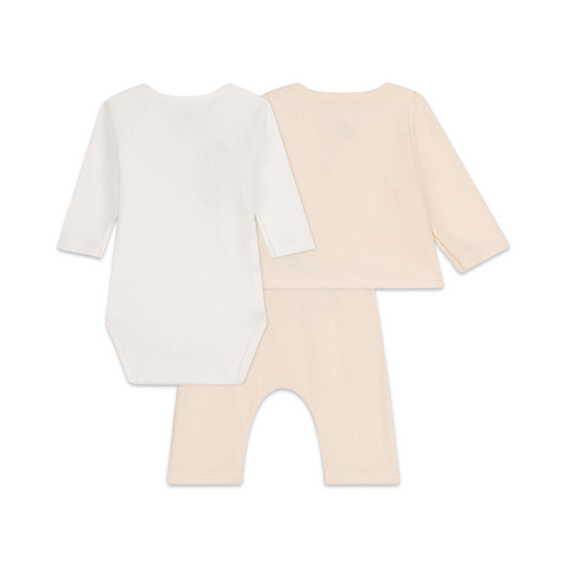 Babies' terry outfit 3 pieces set