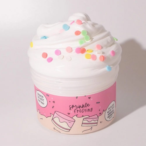 Sprinkle frosting slime