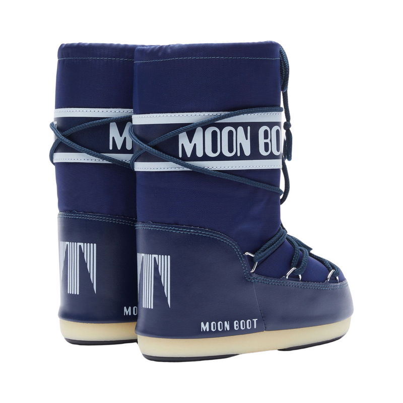 Icon junior blue nylon boots