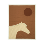 Horse arty quilt