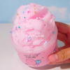 Cotton candy snow cone slime