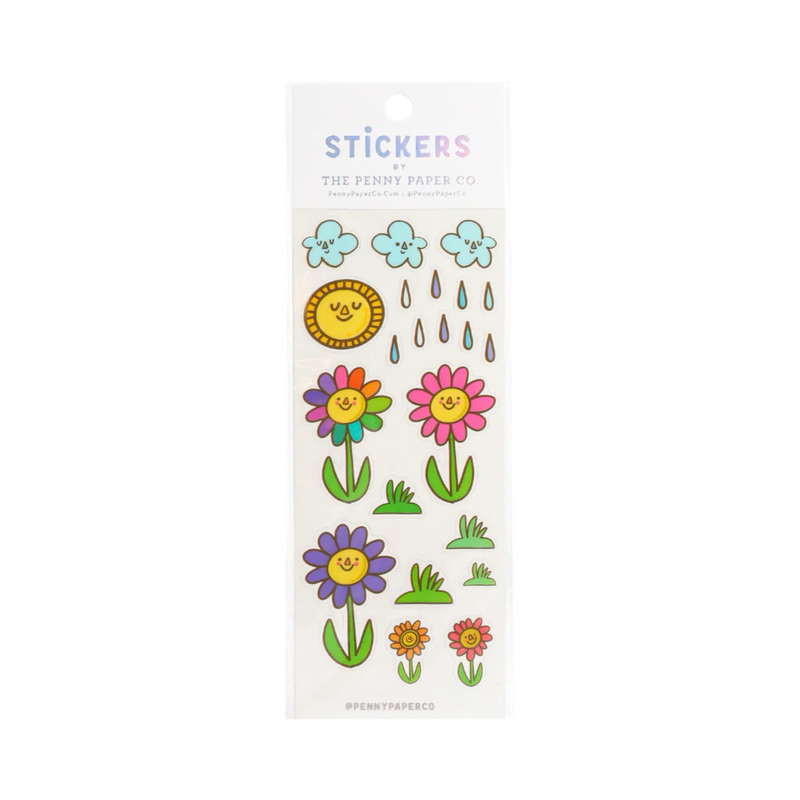 Flower power stickers