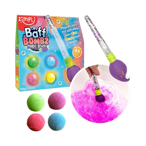 Pinceau magique et bombes pour le bain Baff Bombz