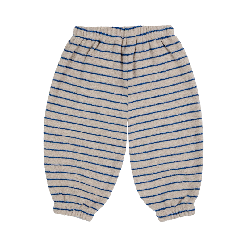 Baby terry stripes jogging pants
