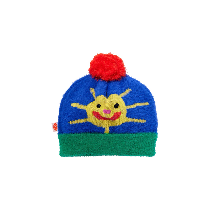 Happy campers knit beanie