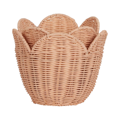 Rattan Lily basket set