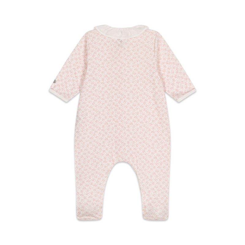 Pyjama fleuri en coton pour bébé