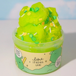 Slime glacé au citron vert italien