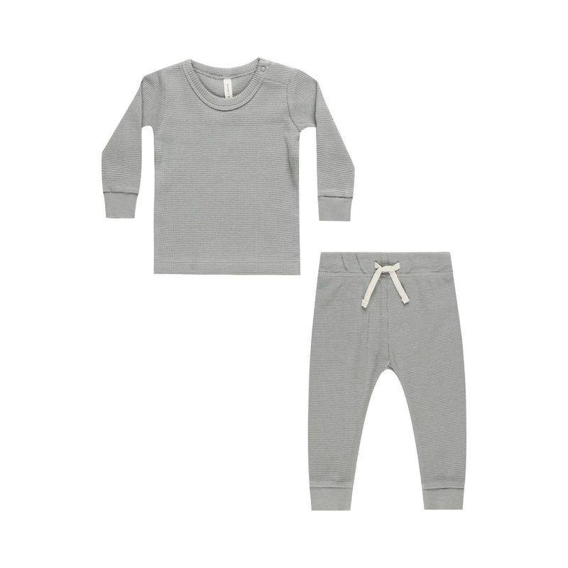 Waffle top + pant set