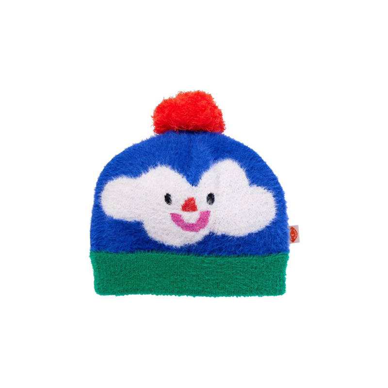 Happy campers knit beanie