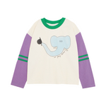 T-shirt à manches longues Elephant pour enfants