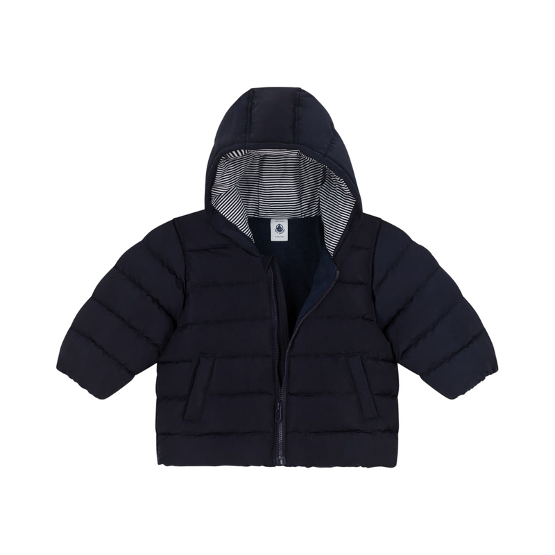 Babies' fleece lined puffer jacket