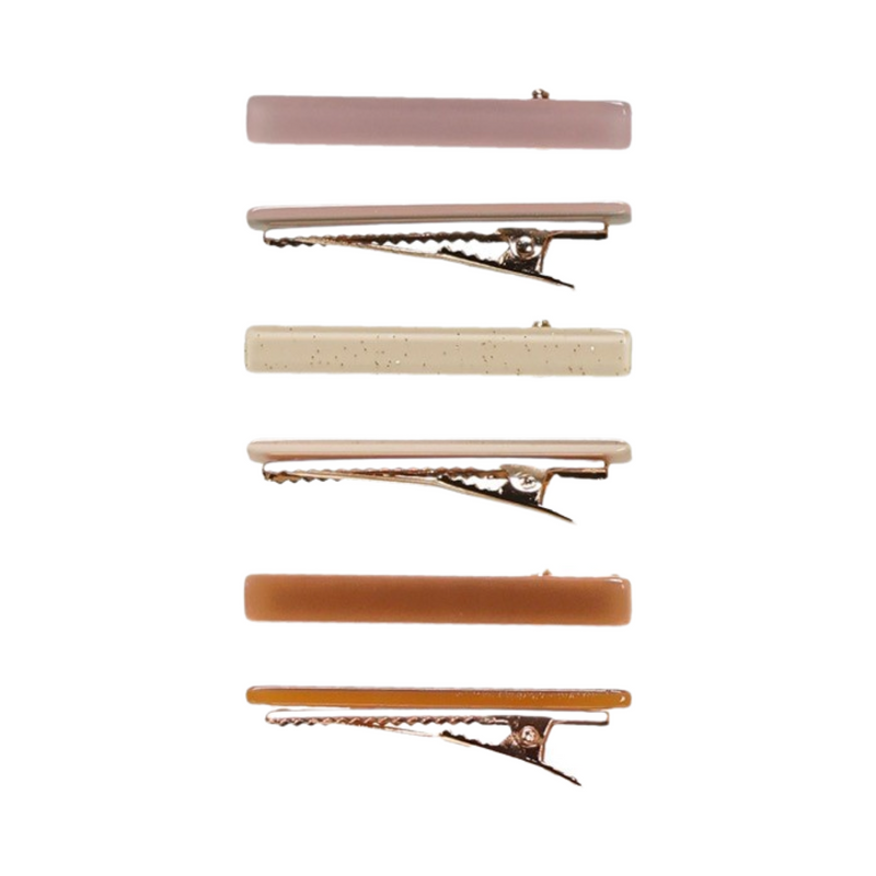 Pack of 6 hair clips