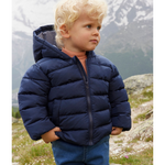 Babies' fleece lined puffer jacket